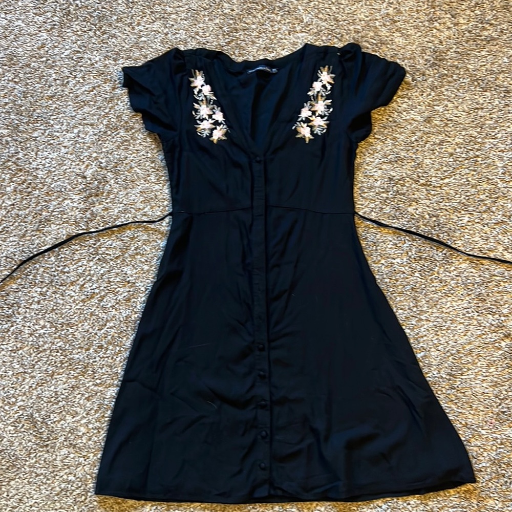 Blsfk flower short button down dress